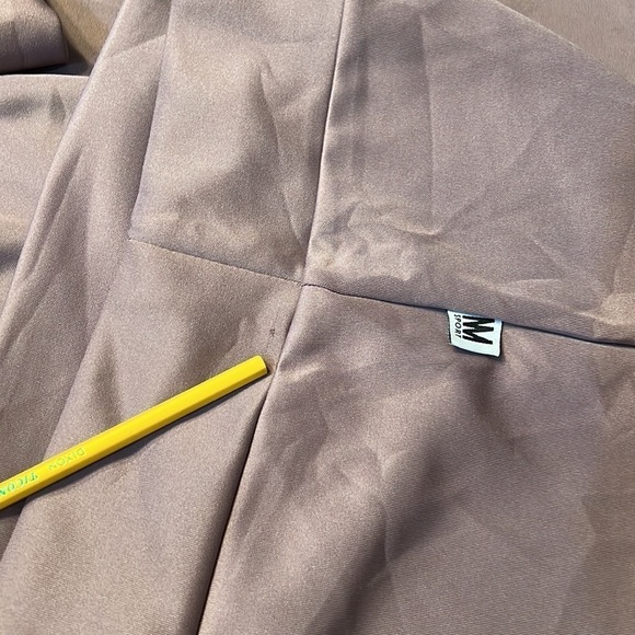 Nicole Miller Sport Purple Scuba Striped Activewear Sweatshirt - Picture 5 of 5